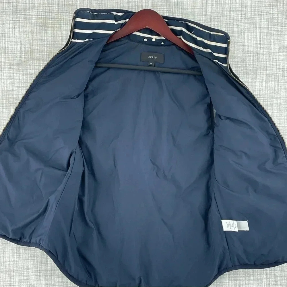 J. Crew Womens Size XS full zip down filled puffer vest 1240 - Picture 3 of 8